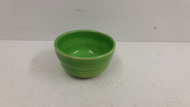 Setje lichtgroene schaaltjes 7.5 cm. / Set light green bowls 2.9 inch.