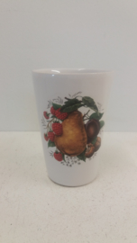 Beker met fruit opdruk Peer Frankton / Cup with fruit print Pear Frankton