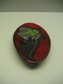 Klein schaaltje voor spelden 10.5 cm. / Lovely pins dish 4.1 inch