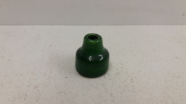 Minivaasje in groen 3.5 cm. / Mini vase in green 1.3 inch.
