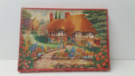 Wooden Jigsaw puzzel landhuis / Wooden Jigsaw puzzle country house