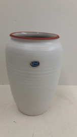 Duifs grote witte vaas 22 cm. / Duifs large white vase 8.7 inch.