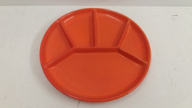 Fondue borden in Oranje van Gerz / Fondue plates in Orange by Gerz