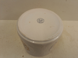 Frankton bloempot met roze bloemen / Frankton flower pot with pink flowers