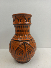 Bay oranje vaas in nummer 991-20 / Bay orange vase in number 991-20