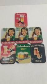 Heineken onderzetters voor glazen / Heineken coasters for glasses