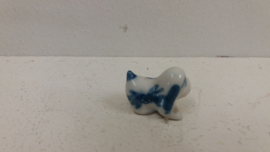 4 hondjes in Delfts blauw / 5 little dogs in Delfts Bleu