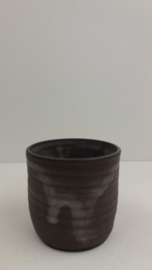 6 bekers potterie de Graaf Epe / 6 mugs pottery de Graaf Epe