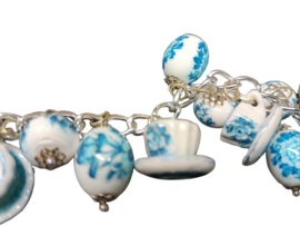 porselein servies servies armband delfsblue