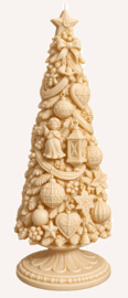 Ornamenten kerstboom mal