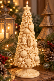 Ornamenten kerstboom mal