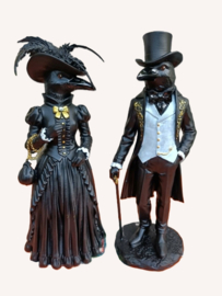 Halloween Raven couple beelden