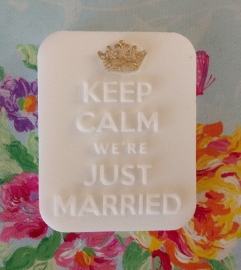 Keep calm we're just married mal