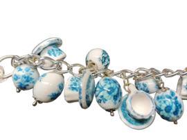 porselein servies servies armband delfsblue