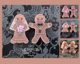 Gingerbread Bride & Groom mold