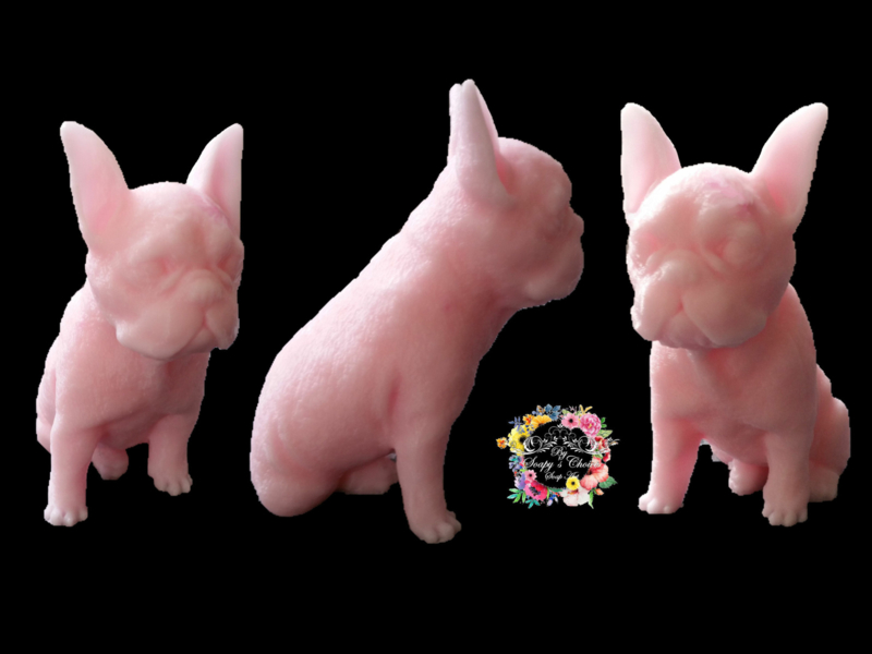 Zij zijn Kantine royalty Franse Bulldog 3D mal | Honden | Soapy`s Choice siliconen mallen voor zeep  en kaarsen