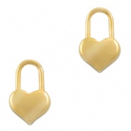Bedel slot hart goud RVS