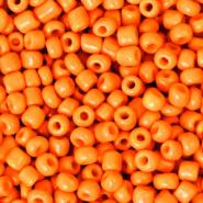 Rocailles oranje festive 3 mm 20 gram