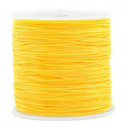 Macramé draad geel 0,8 mm