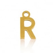 Bedel initial letter R RVS goud