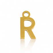 Bedel initial letter R RVS goud