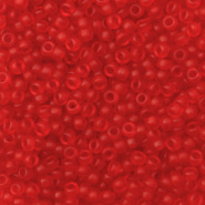 Miyuki rocailles rood ruby transparant matte 2 mm 5 gram
