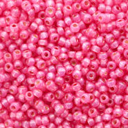 Miyuki rocailles roze flamingo dyed duracoat silverlined 2 mm 5 gram