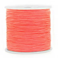 Macramé draad roze coral 0,8 mm