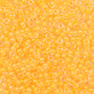 Miyuki rocailles geel oranje luminous 2 mm 5 gram