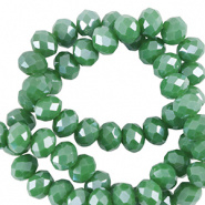 Facetkraal groen shamrock 3x2 mm