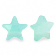 Facetkraal blauw turquoise ster