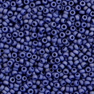 Miyuki rocailles blauw cobalt matte luster opaque 2 mm 5 gram