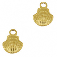 Bedel schelp goud RVS