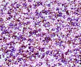 Rocailles 2 mm mix Purple rain