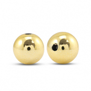 Acryl kraal goud metallic 16 mm