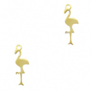 Bedel flamingo goud RVS