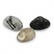 Natuursteen kralen Rutielkwarts 6 stuks 6-9 mm nugget