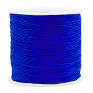 Macramé draad blauw cobalt 0,8 mm