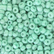 Rocailles groen lucite 3 mm 20 gram