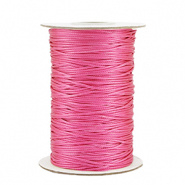 Macramé draad roze magenta 1 mm gevlochten