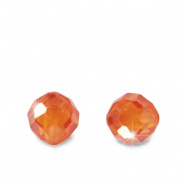 Glaskraal oranje 2 mm 15 stuks zirkonia