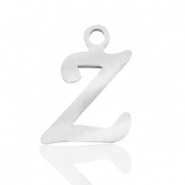 Bedel initial letter Z RVS zilver