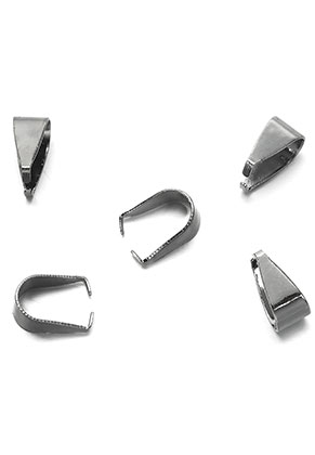 Klemmetje voor hanger 9x5 mm RVS 6 stuks