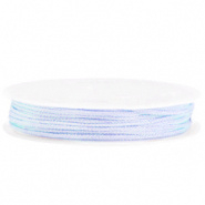 Macramé draad paars lila pastel metallic 1 mm gevlochten