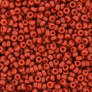 Miyuki rocailles rood terra cotta matte opaque 2 mm 5 gram