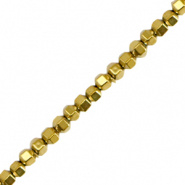 Natuursteen kraal Hematiet 2 mm hexagon