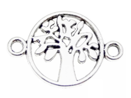 Bedel tree of life zilver connector