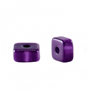 Polaris kralen paars grape 4 mm disc square