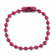 Sleutelhanger rood roze chain
