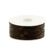 Beadalon nymo wire 0,3 mm bruin donker